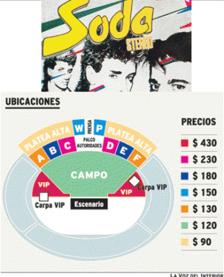 Soda Stereo en Córdoba !